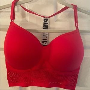 Victoria’s Secret PINK red sports bra S-DD